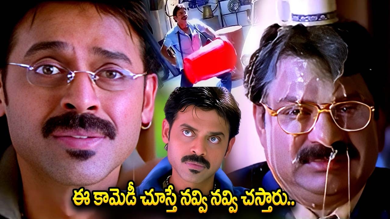 Venkatesh And Dharmavarapu Subramanyam | Vasu Movie Back To Back Scenes | Telugu Super HIt Comedy
