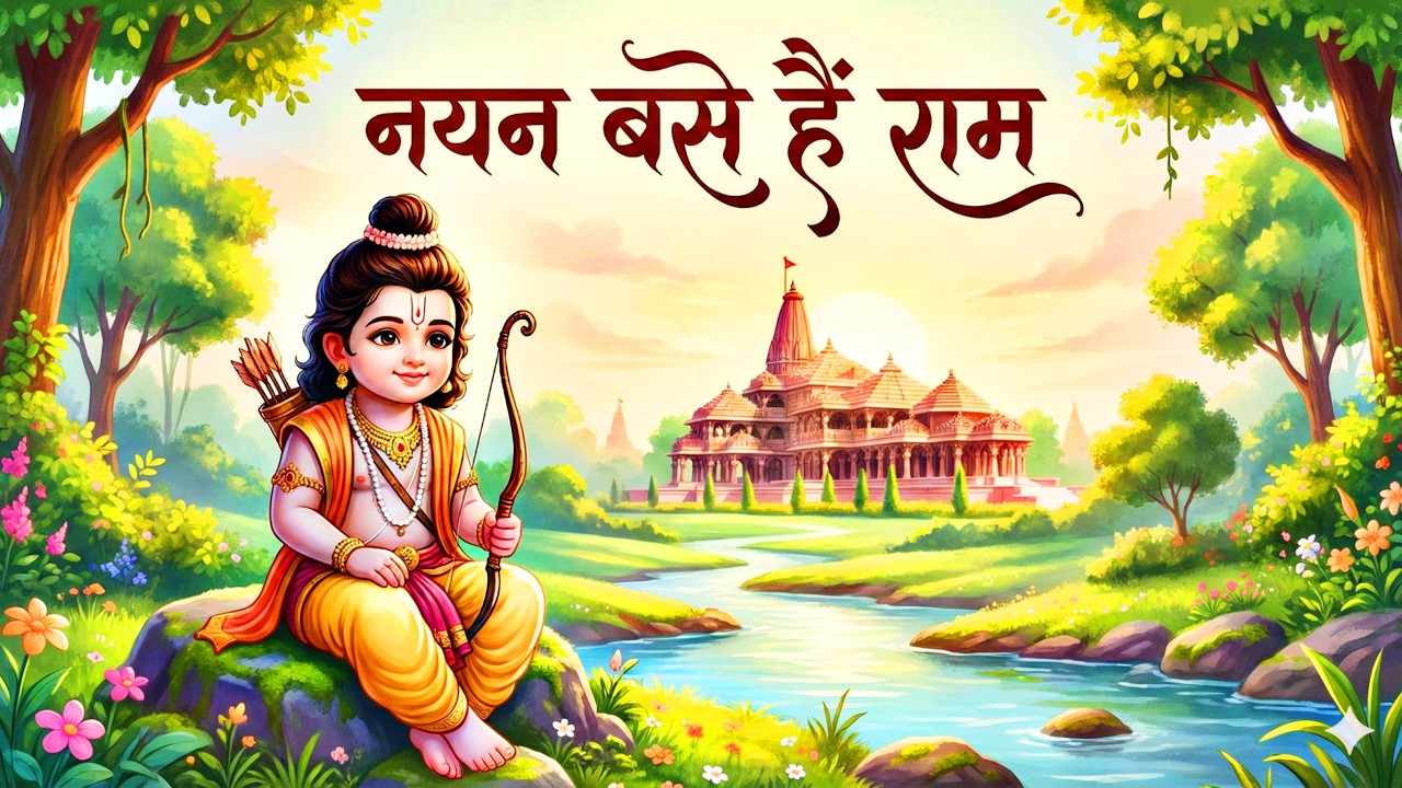 नयन बसे हैं राम (दिल छू लेने वाला भजन) ❤️ Nayan Base Hain Ram | New Ayodhya Ram Bhajan