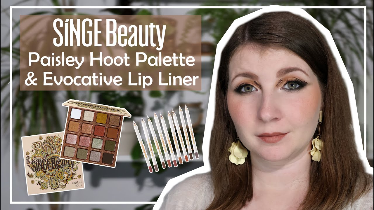 PAISLEY HOOT🦉 Singe Beauty Eyeshadow Palette & Lipliner | Review & Makeup Tutorial | deutsch