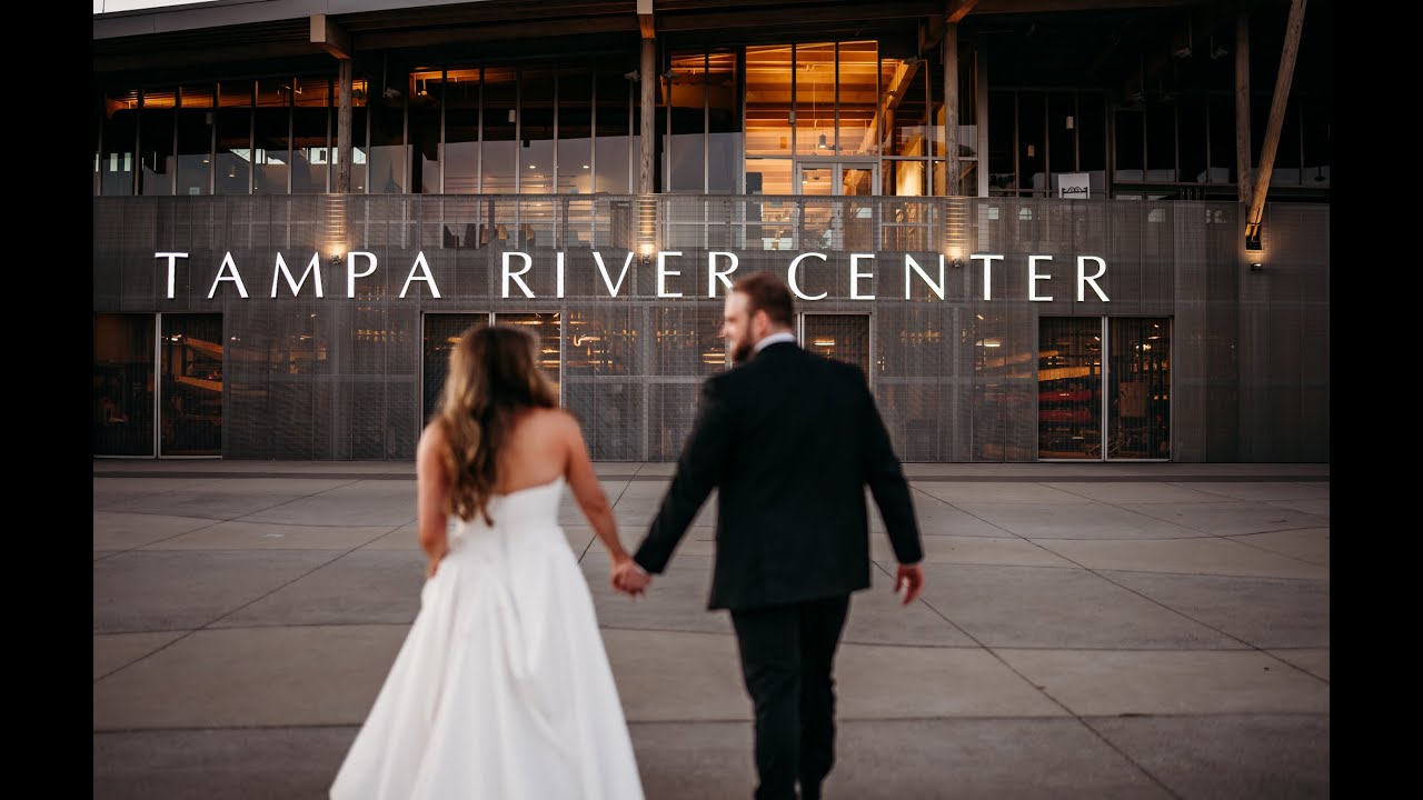 full wedding highlight from the Tampa River Center, Florida