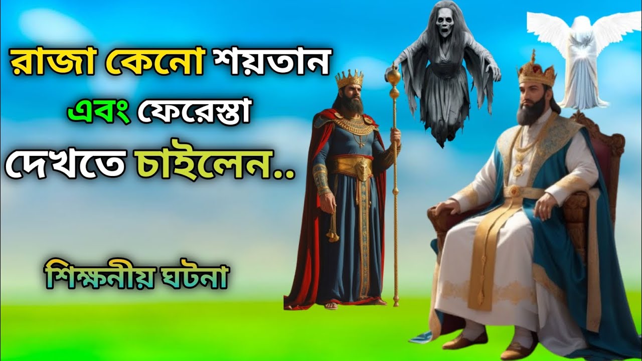 রাজার কঠিন দুইটি প্রশ্ন? উজির কি পারবে শয়তান ও ফেরেস্তা হাজির করতে/ অলৌকিক ঘটনা॥