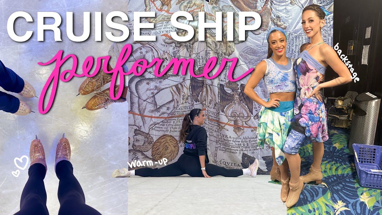 DAY IN THE LIFE OF A CRUISE SHIP ICE SKATER 🌊💫 full behind the scenes look at a show day onboard 