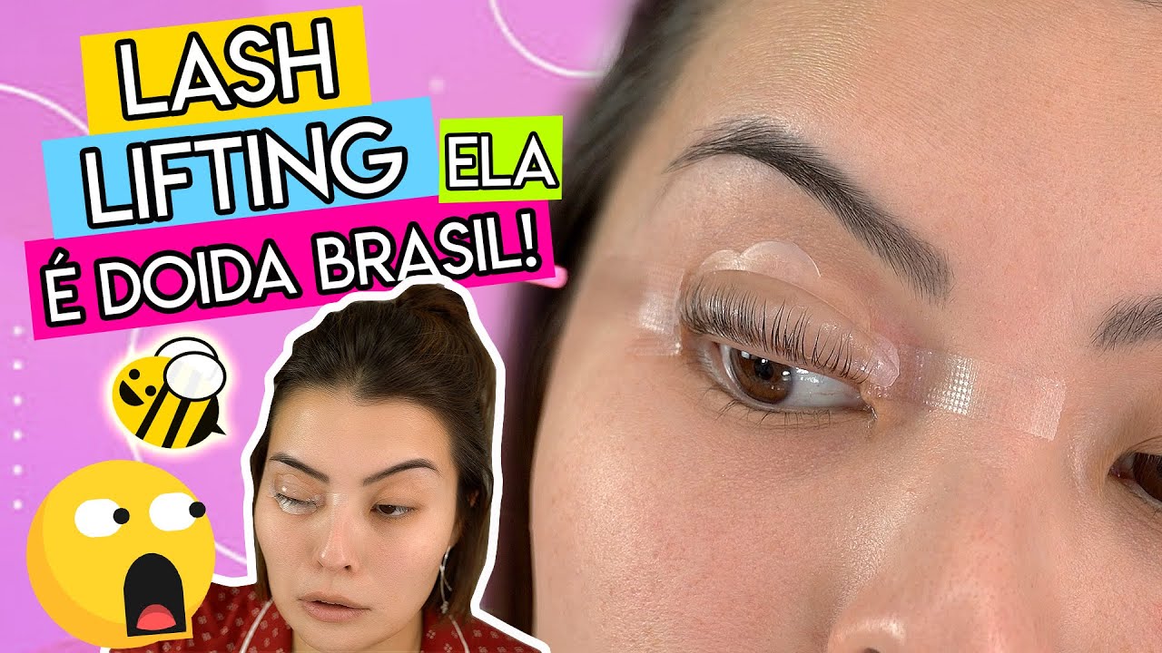 FIZ SOZINHA MEU PERMANENTE DE CÍLIOS✨🤣 #EnlouquecendoNaQuarentena