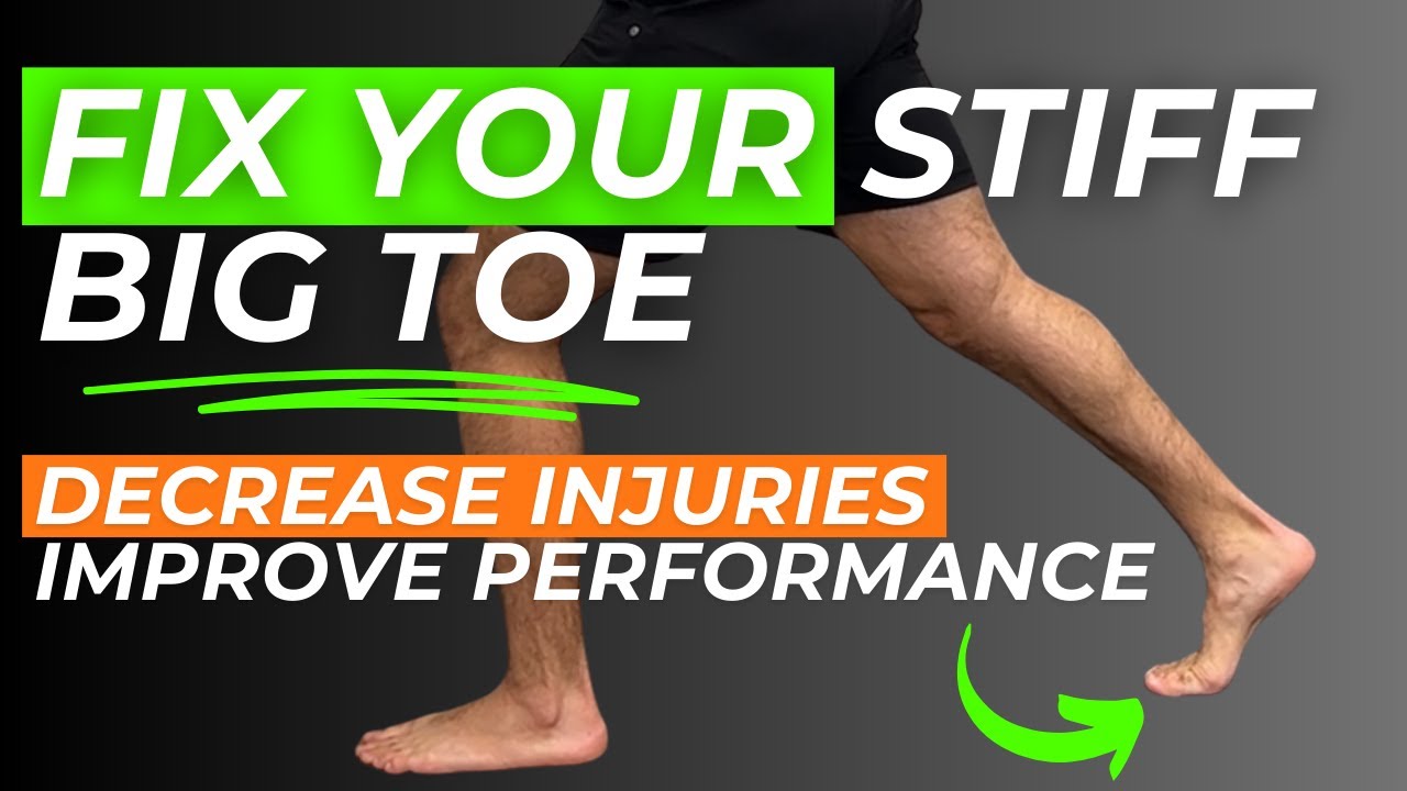 Stiff Big Toe and Running | Big Toe Joint Exercises and Strengthening