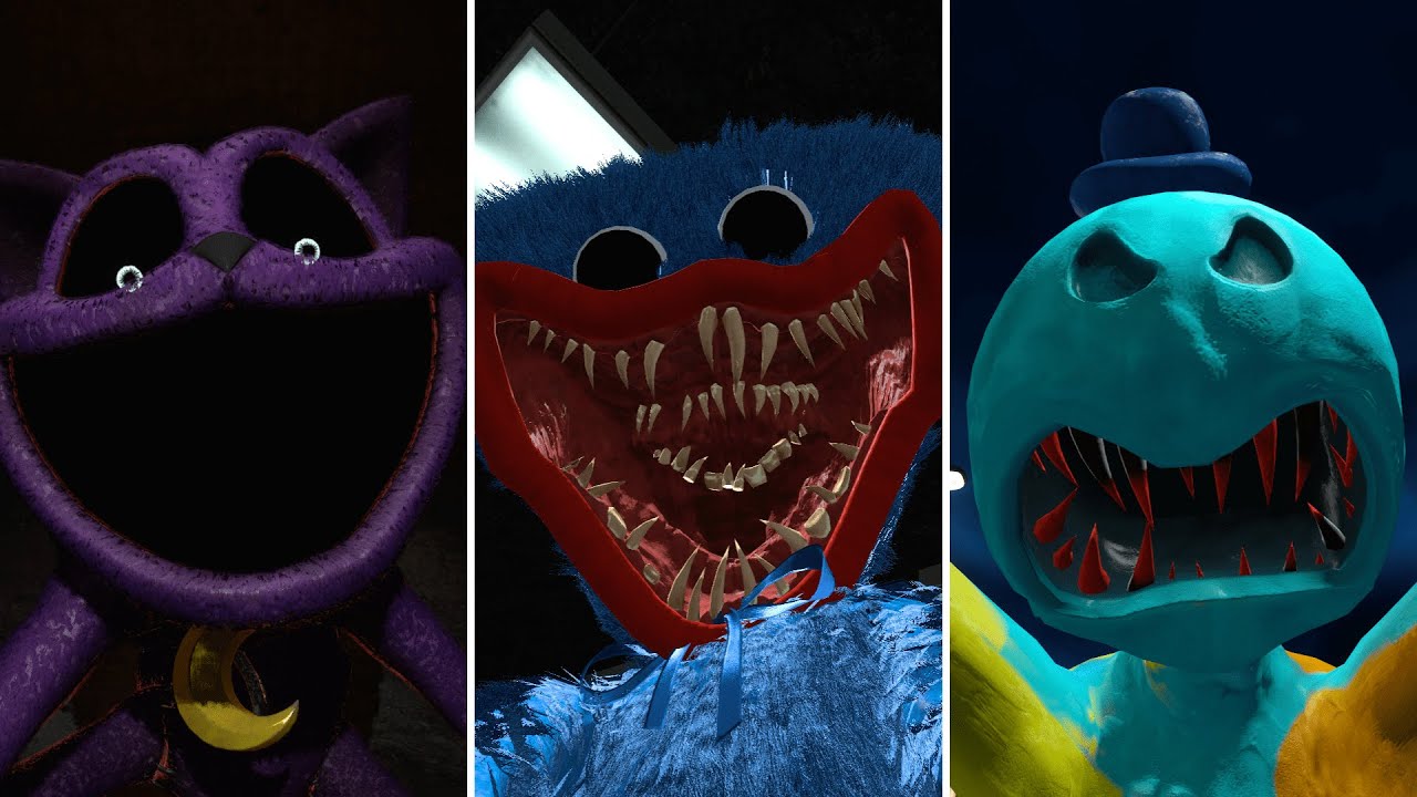 Huggy, Catnap & Doey Jumpscares | Garry's Mod