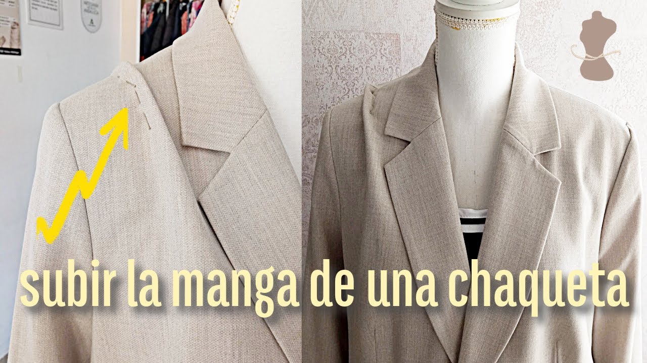 ¡Dile adiós a las mangas caídas! - Sube la manga de tu chaqueta en casa (Fácil y rápido)