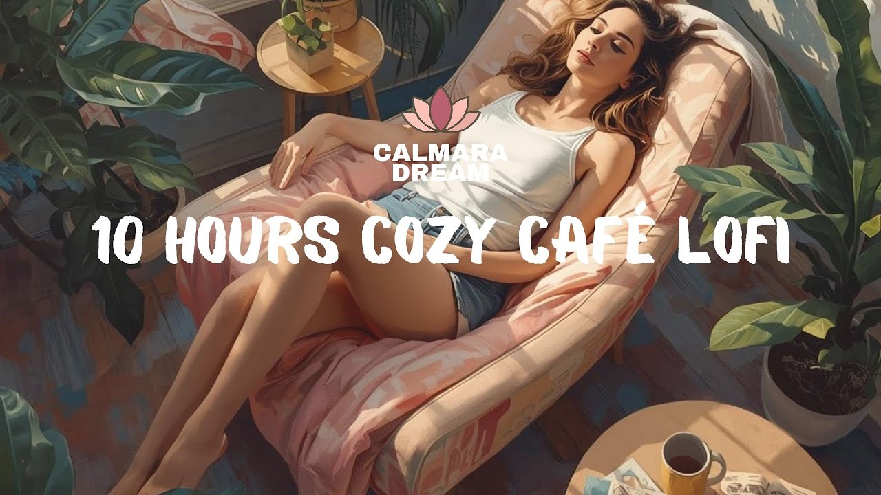10-Hour Lofi Café Ambience • Chillhop Beats for Relaxation & Deep Work