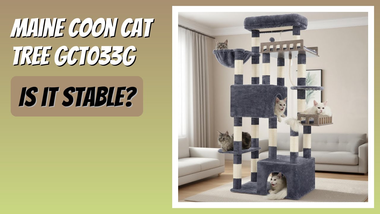 REVIEW (2025): Maine Coon Cat Tree GCT033G. Features
