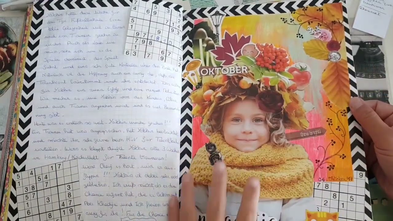 différents Artjournal/Gluebooks crée de magazines tout simple