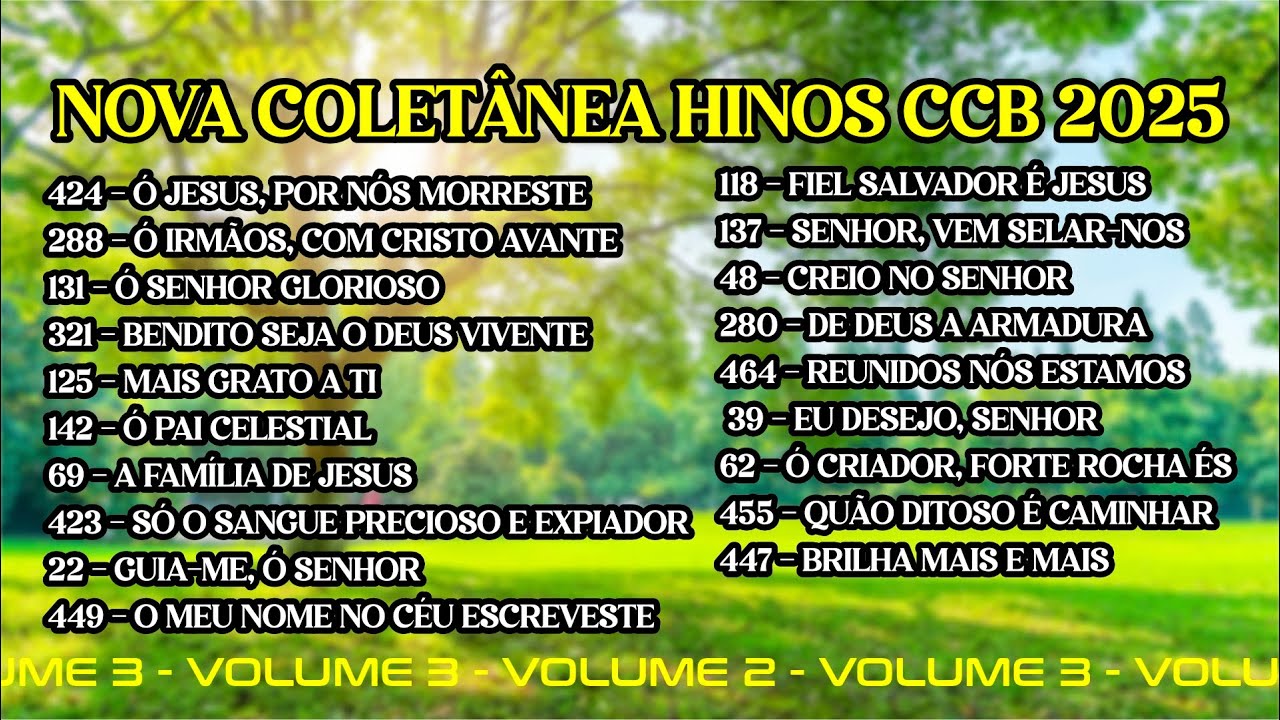 COLETÂNEA BELOS HINOS CCB - VOLUME 3
