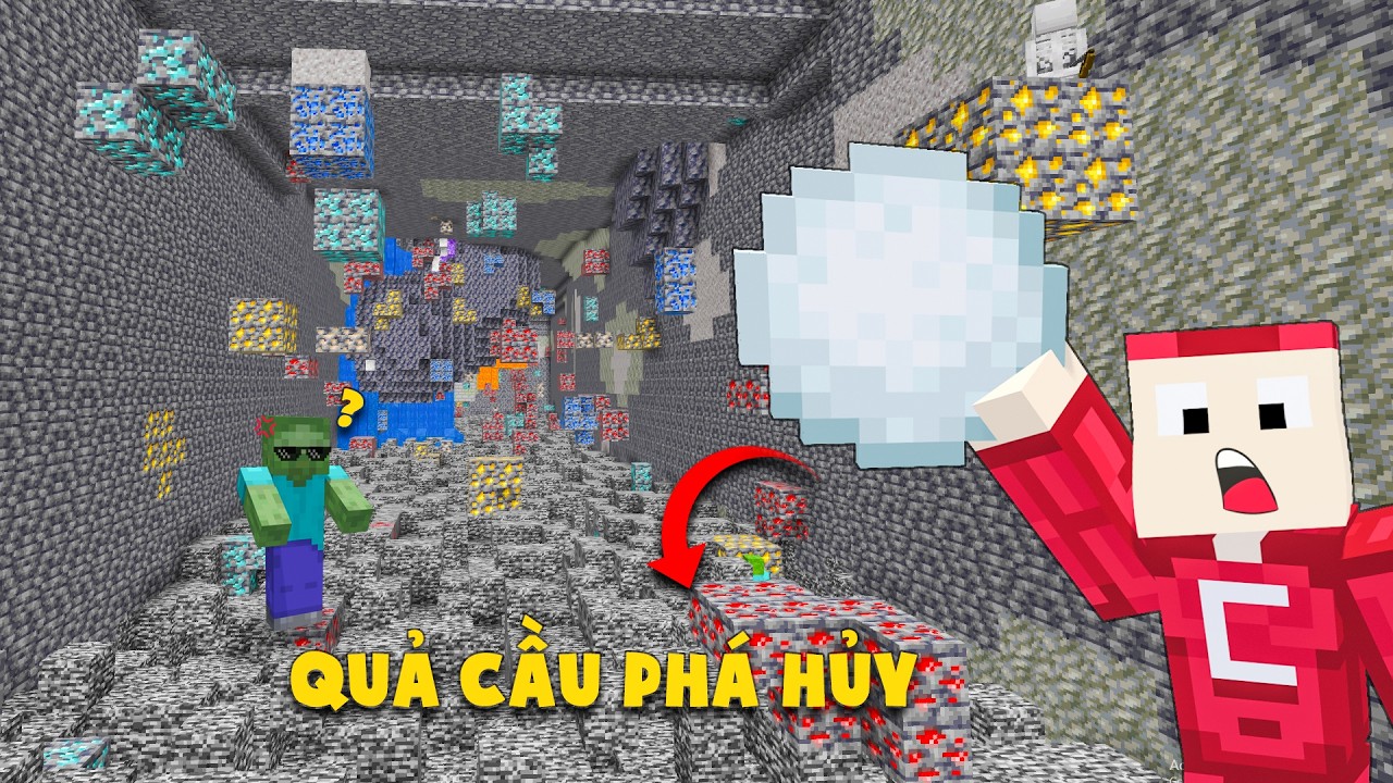 Minecraft Nhưng Đố Ai Có QUẢ CẦU PHÁ HỦY