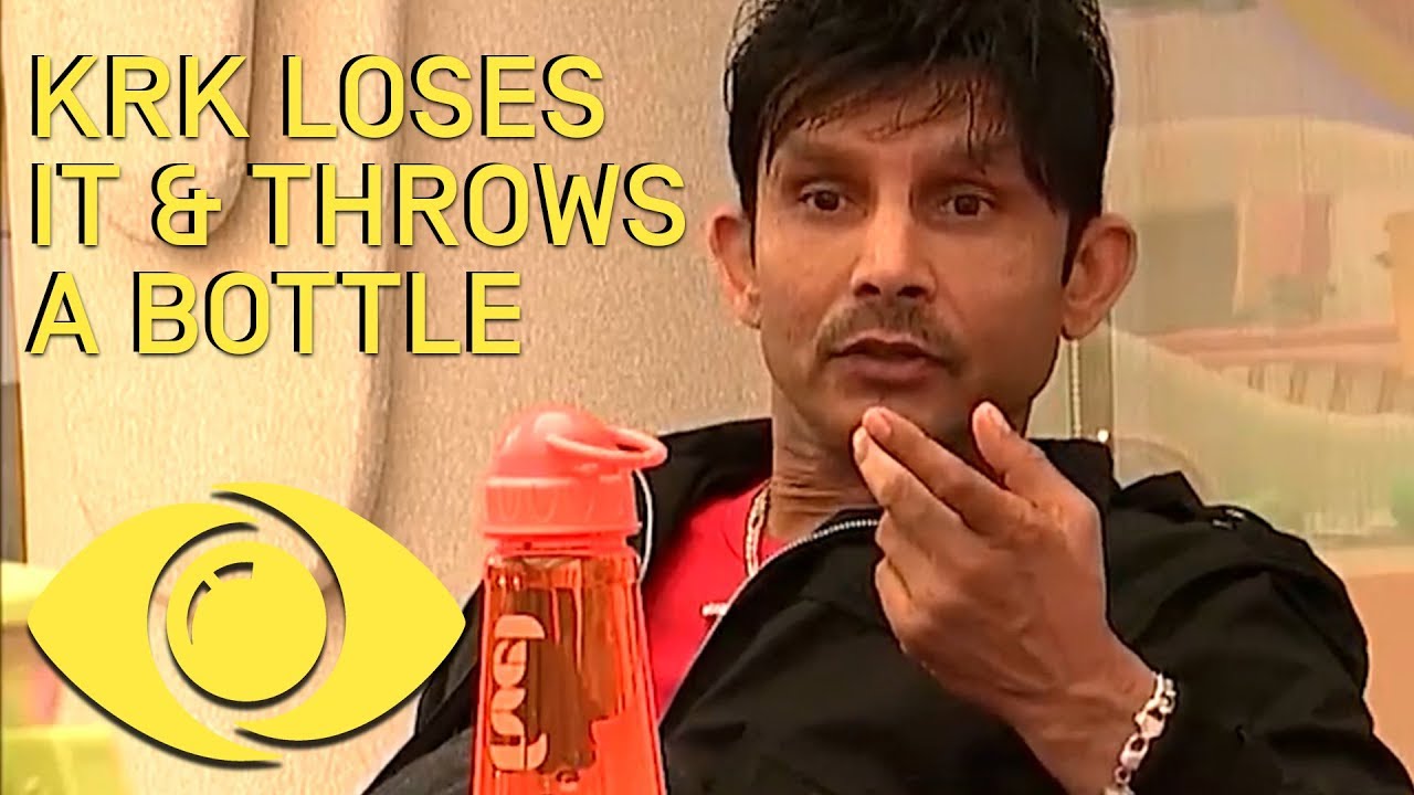 KRK Throws A Bottle At Rohit! - Bigg Boss India | Big Brother Universe