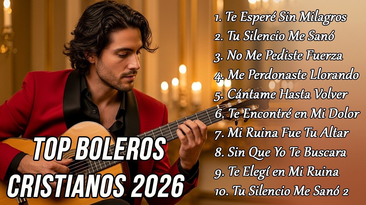 Top Boleros Cristianos 2026 – Canciones Que Sanan el Alma