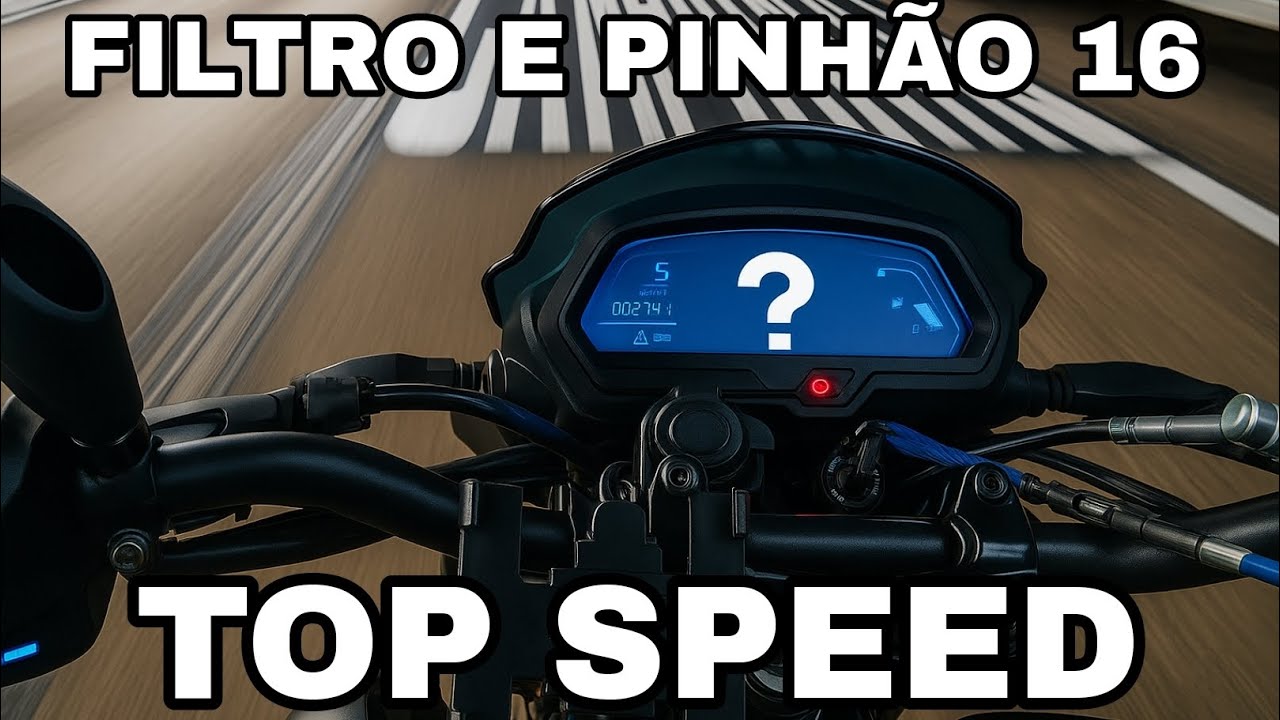 TOP SPEED DOMINAR 400 COM FILTRO DO ALIEXPRESS E PINHÃO 16 DENTES 