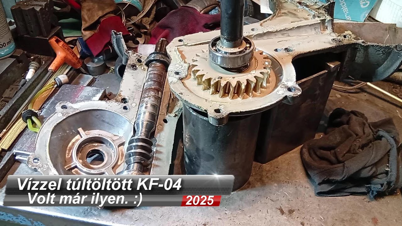 Vízzel túltöltött KF-04 javítása
