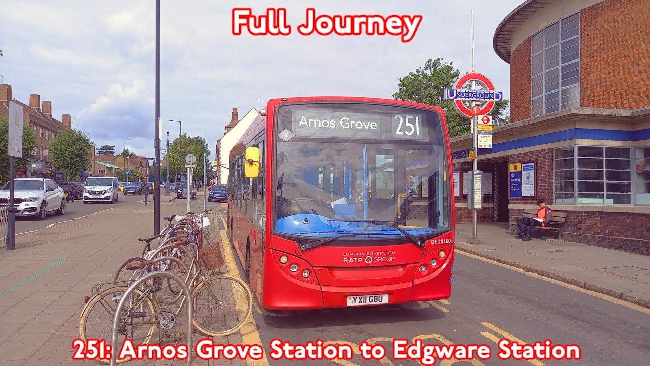 *THROWBACK* Full Journey on Route 251 | (DE20160) YX11GBU - Arnos Grove to Edgware
