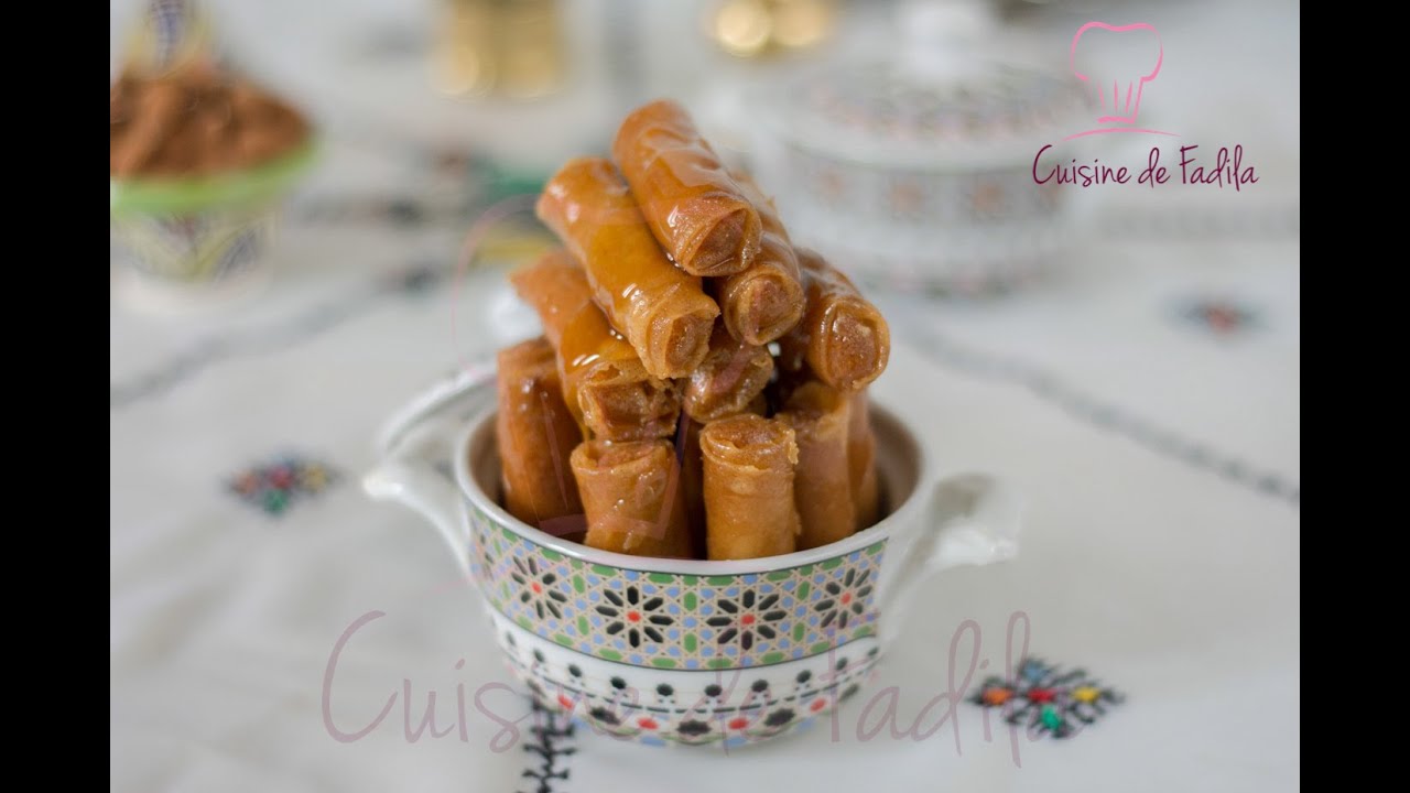 Cigares aux amandes لفائف اللوز والعسل