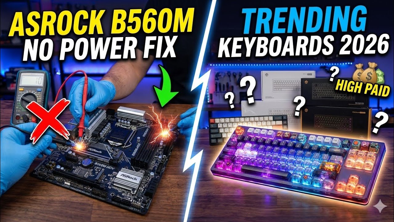 Dead ASRock B560M-HDV? No Power Fix 