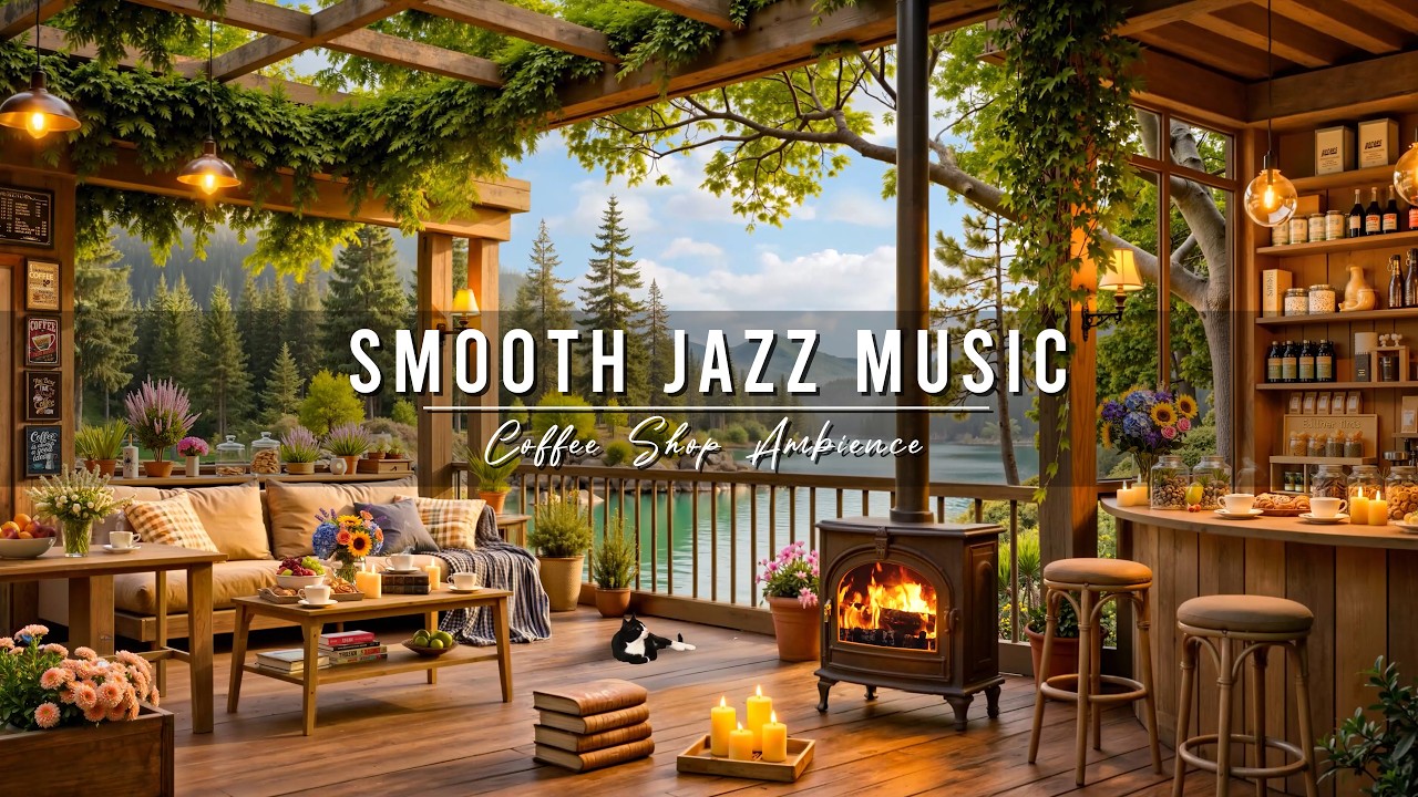 Begin Your Day with Smooth Jazz Instrumental Music ☕ Cozy Coffee Shop Ambience & Jazz Relaxing Music