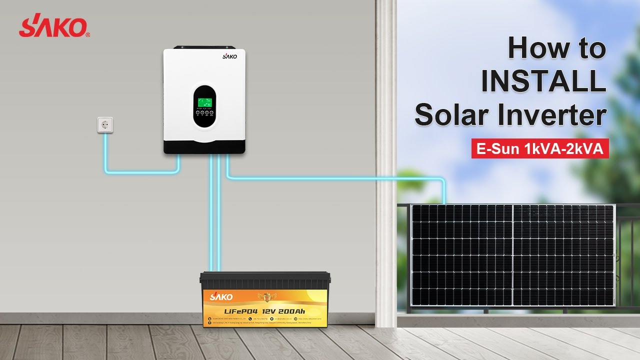 SAKO E-Sun 1-2kW Solar Inverter: Official Installation Guide
