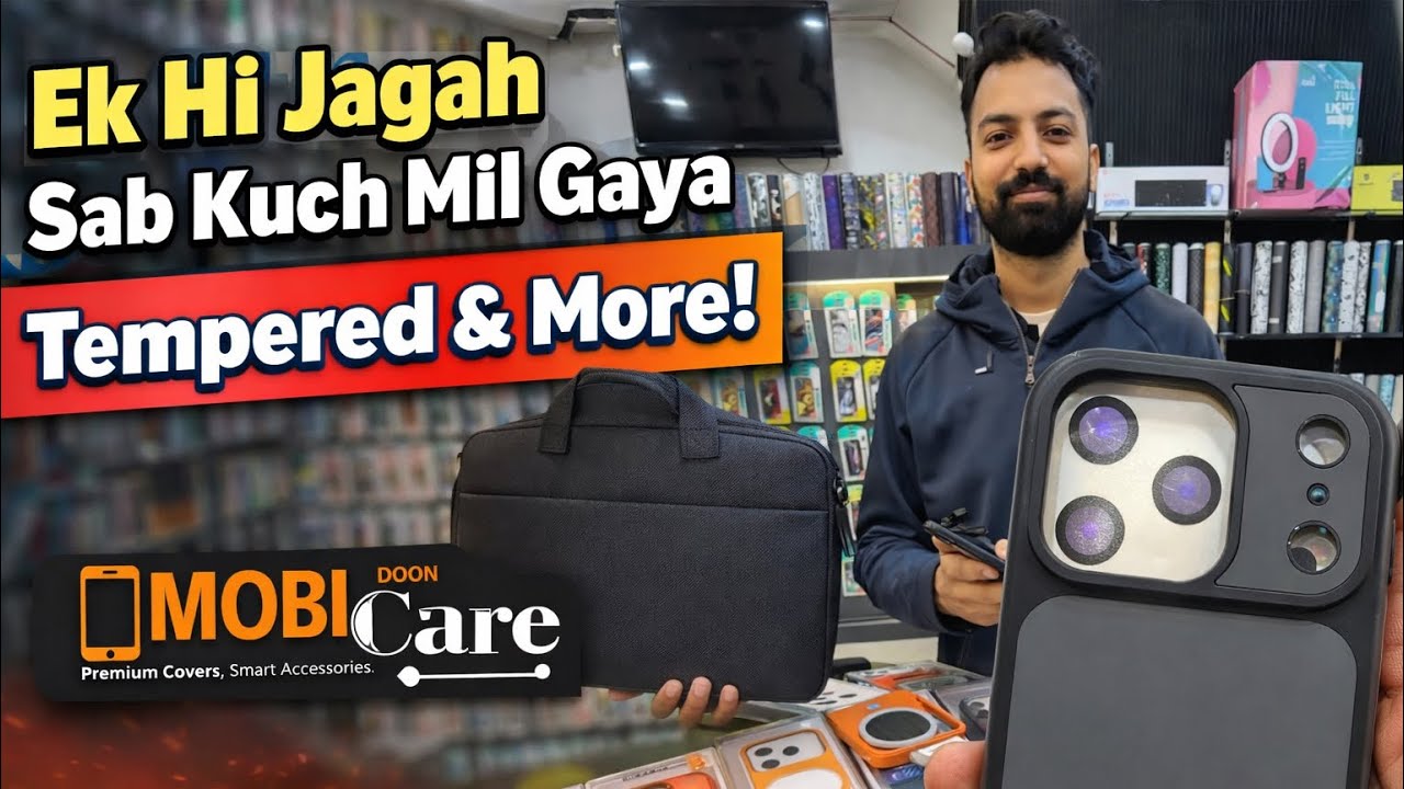 Sirf Tempered ke liye aaya tha&hellip; full shopping ho gayi 😎  @MobiiCare @MobiicareDoon #apple #iphone 