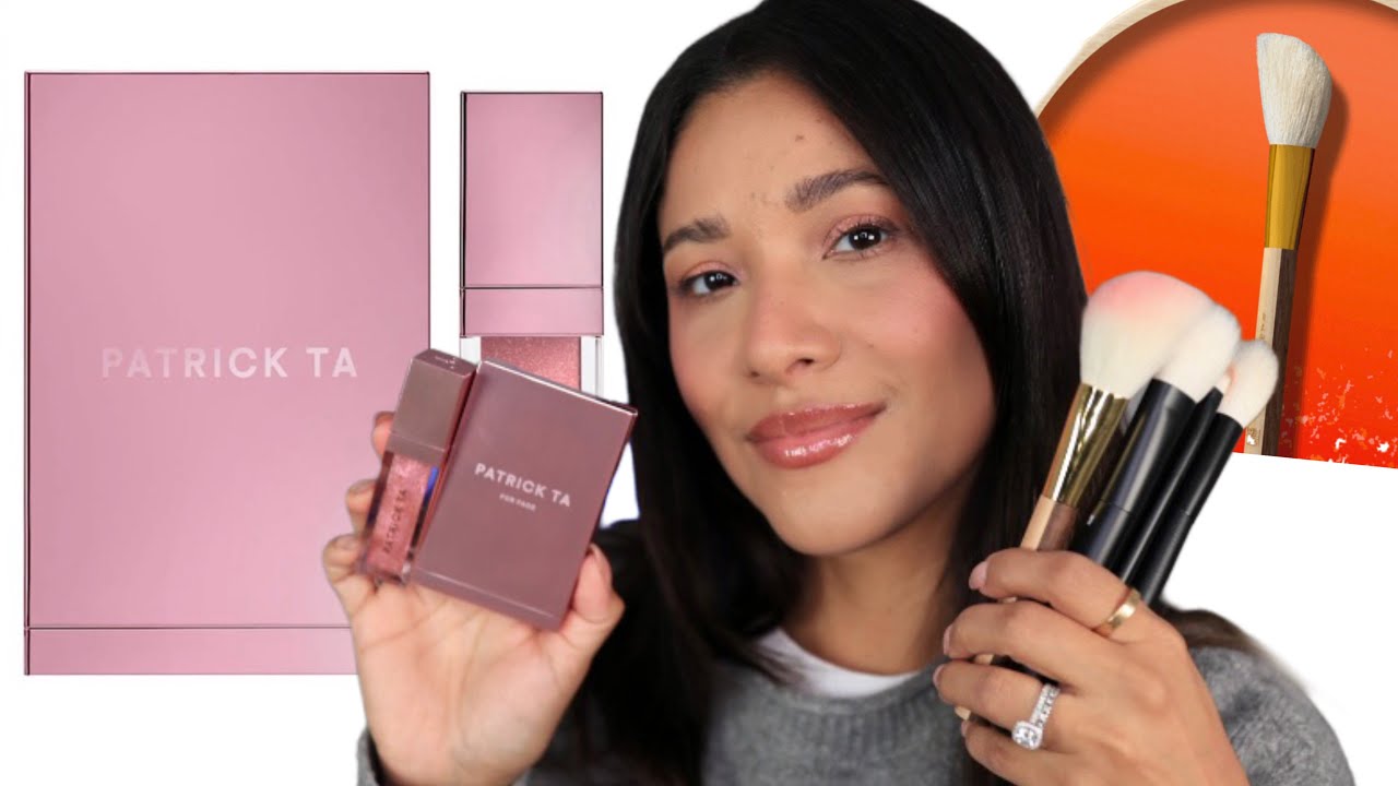 Patrick Ta Glow & Gloss Set Ice Me Down | Rephr limited edition Yosegi brush and Shode 05