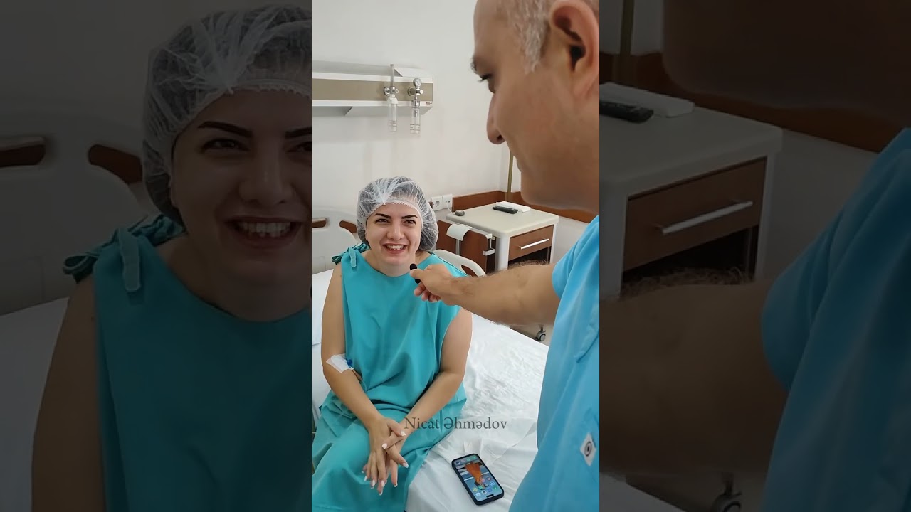 Cərrah Rəşad Əkbərlinin əməliyyat prosesindən &ccedil;əkilişi