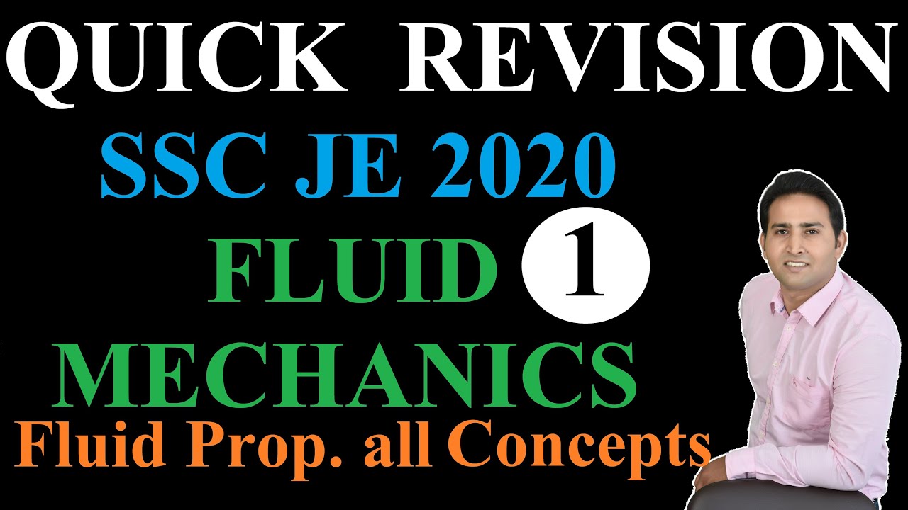 Fluid Mechanics || Basic Fluid Properties || Sure short revision || ME / CE ||