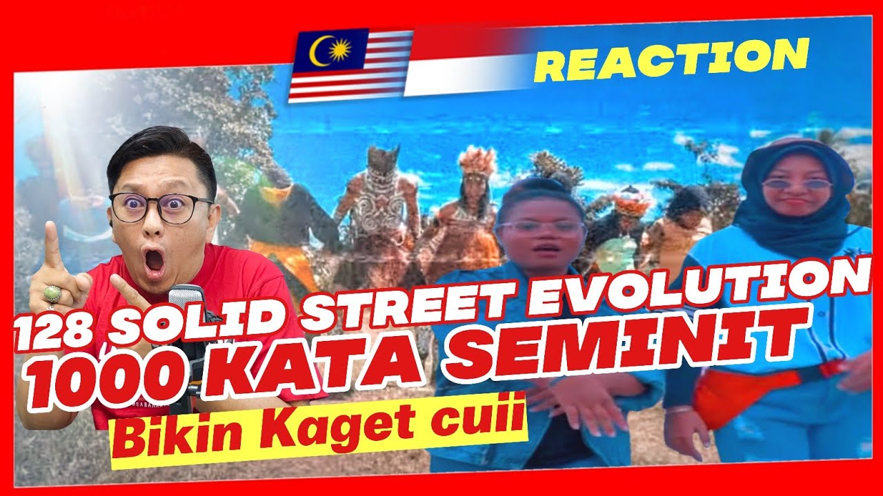 128 BAR - SOLID STREET EVOLUTION | INDONESIA REACTION | RAPPER TERCEPAT 🔥 | MALAYSIA REACTION