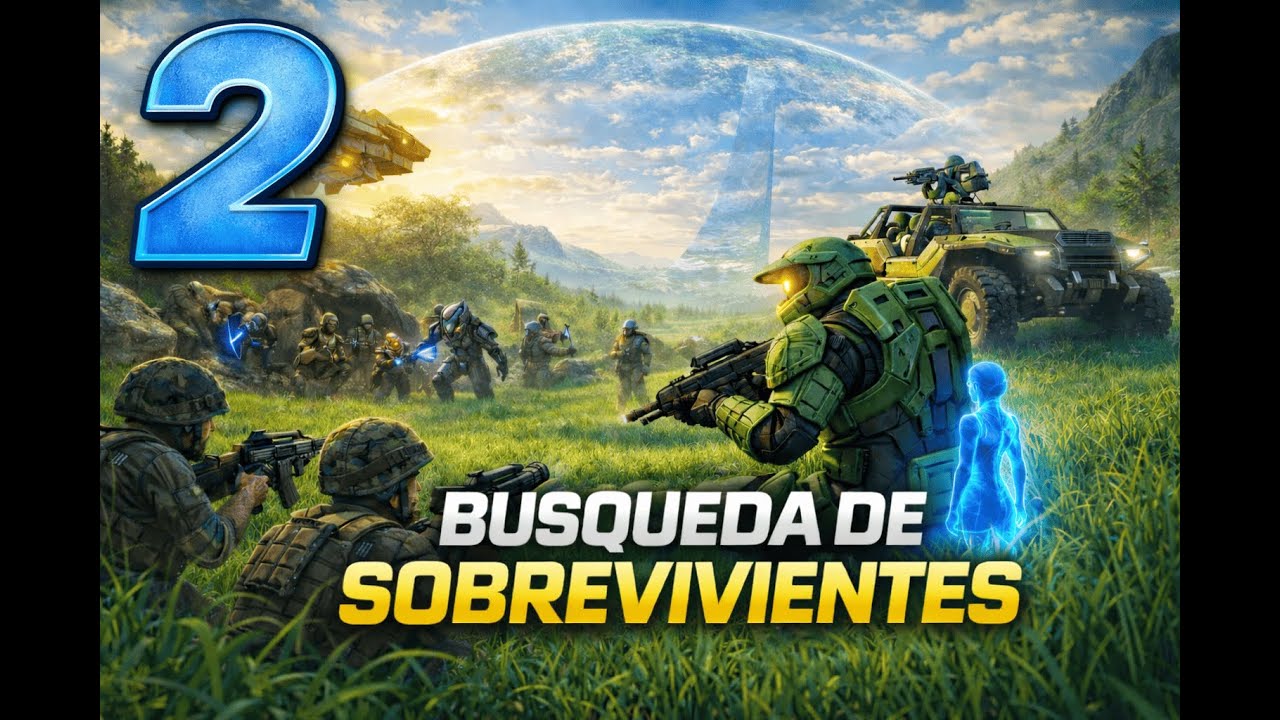 Halo: Combat Evolved (Halo1) – Misión 2: EL HALO  | Buscando y rescatando sobrevivientes