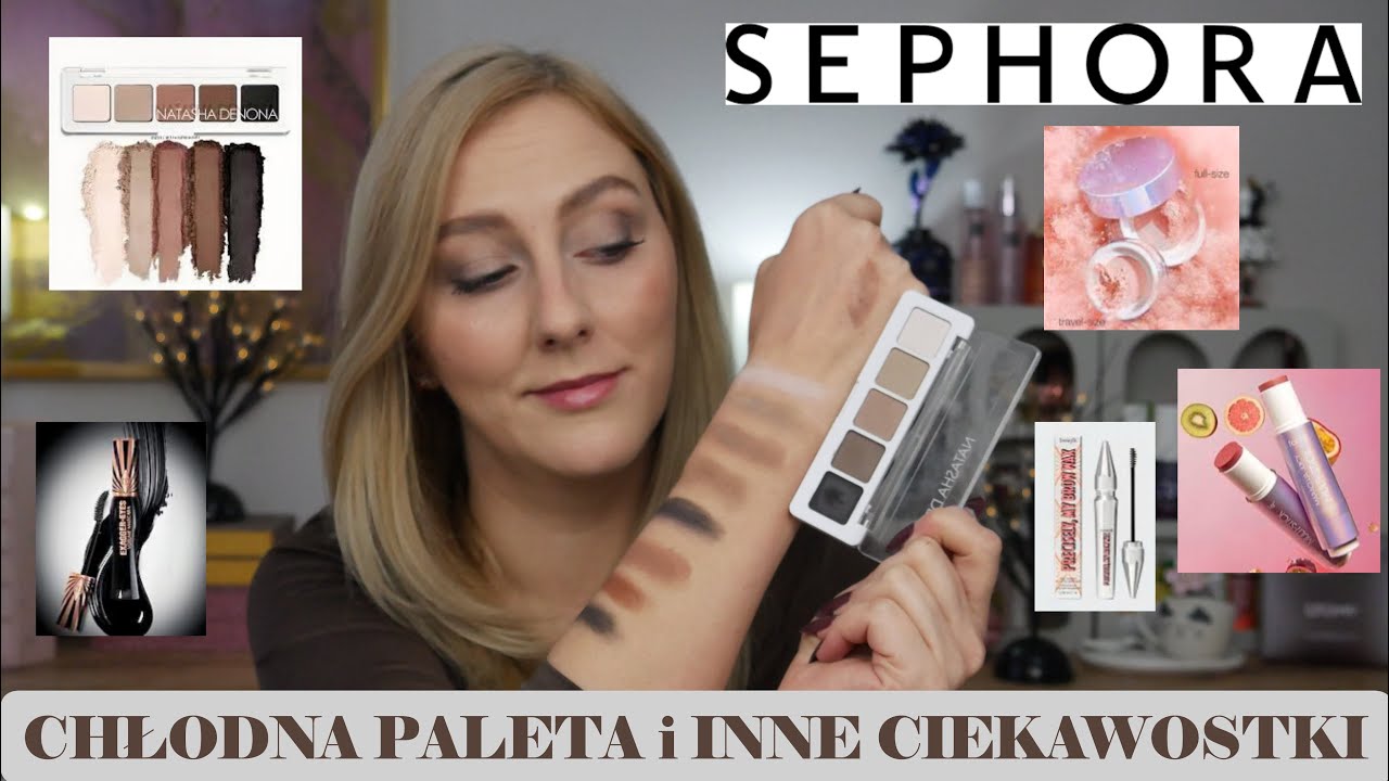 MINI COOL PALETTE OD NATASHY, TUSZ OD CHARLOTTE i INNE CIEKAWOSTKI Z SEPHORY🤩 CHŁODNY MAKIJAŻ😲