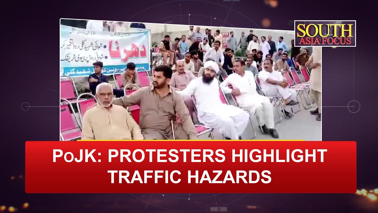 Protesters highlight traffic hazards and environmental damage in Muzaffarabad