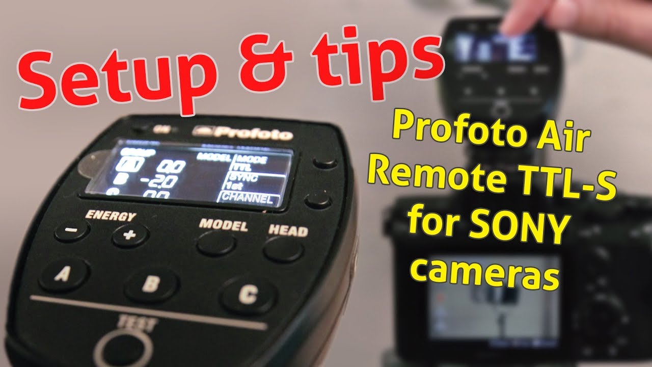 Profoto  Air Remote TTL-S for Sony - Setup & Tests - Tips & Tricks