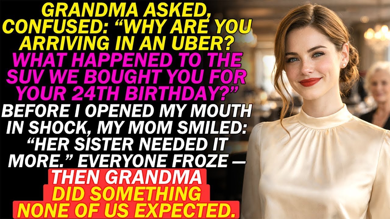My Parents Gave The SUV Grandma Gifted Me To My Sister—Grandma's Response Left Everyone Speechless