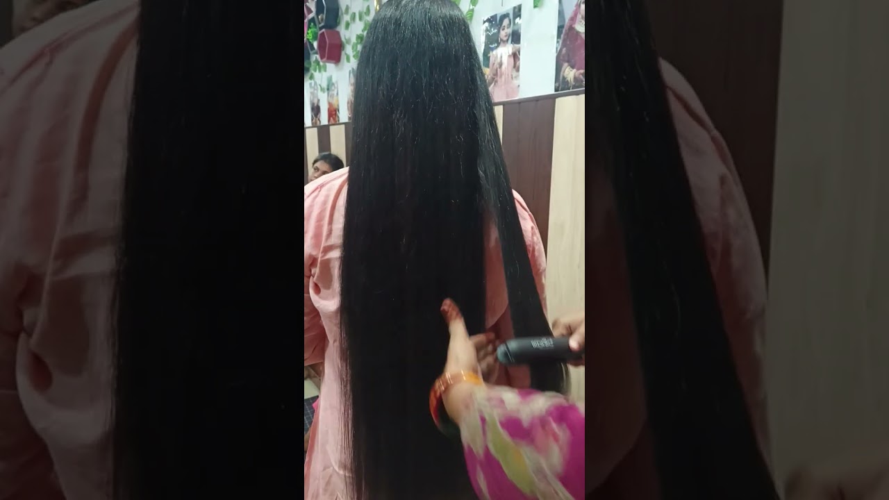 Lambe balon per hair straight | #s9parlour #hairtutorial #haircare #myhair  #makeup #arganshampoo