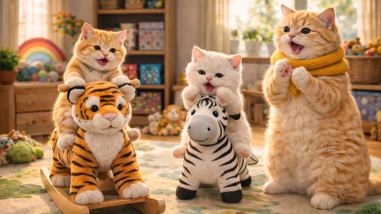 Mama Cat Makes Their Dream Come True | A Heartwarming Family Zoo Story #cat #cats #fyp