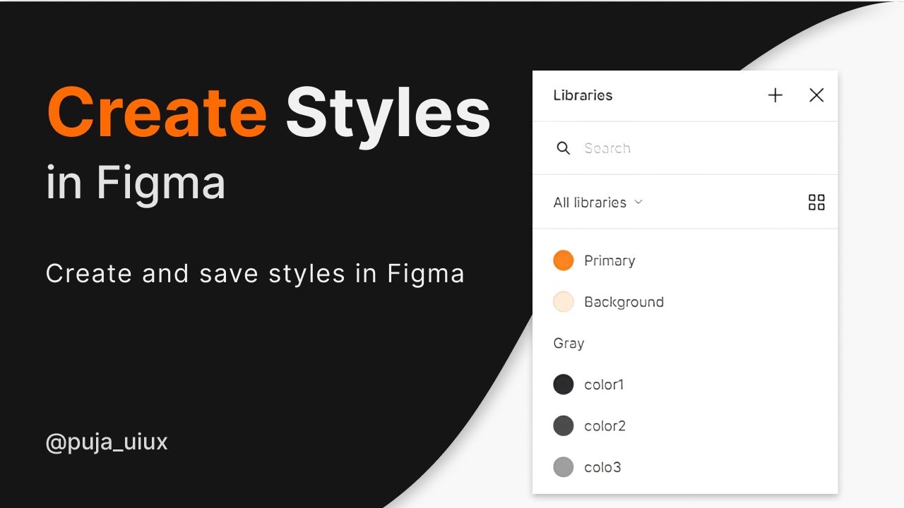 Design Consistency Unleashed: Creating Local Styles in Figma | Figma Tutorial 2024
