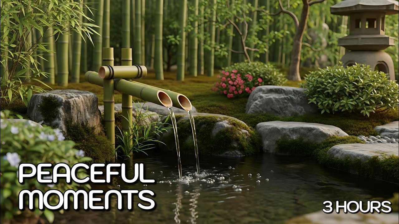 🌸 Peaceful Moments | Zen Piano Music for Relaxation & Meditation (3 Hours)