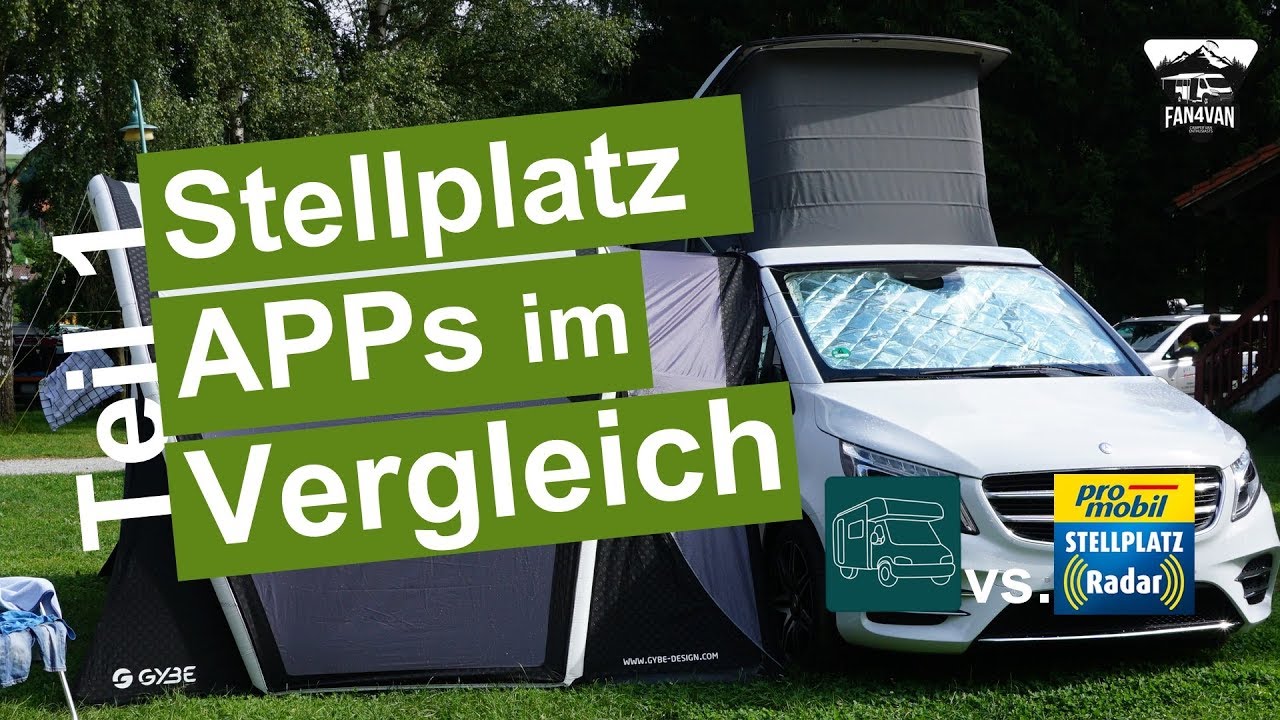 Die BESTEN Stellplatz APPs f&uuml;r Wohnmobile - Der VERGLEICH - Teil 1