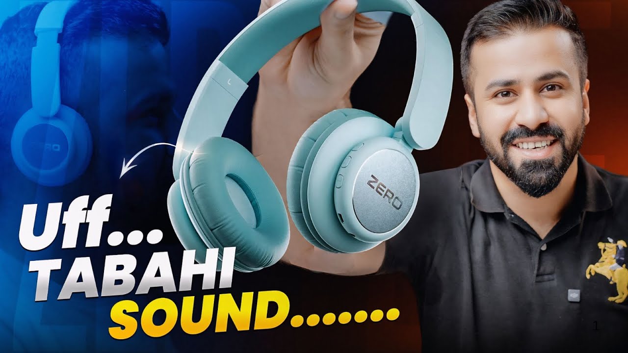 Most Amazing Headphones By ZERO | Zero lifestyle Storm Headphone With Heavy Bass Long Battery