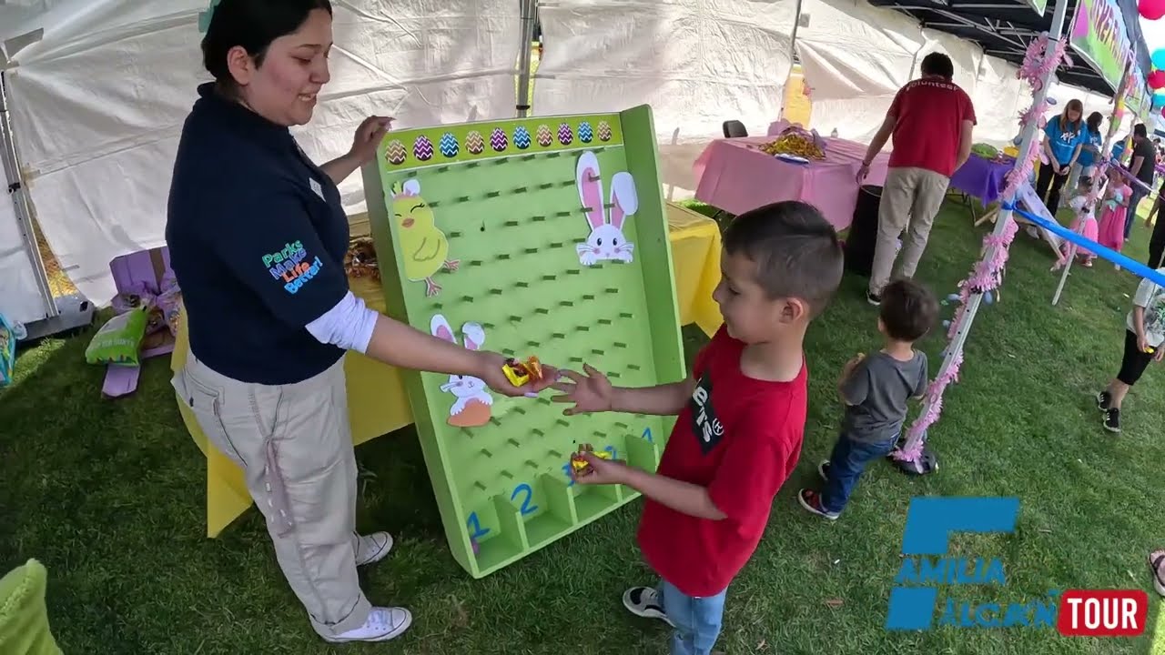 Jugamos muchos juegos en el día de pascua