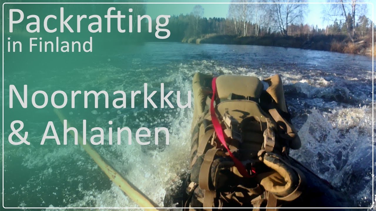 River Packrafting Around Noormarkku & Ahlainen, Finland
