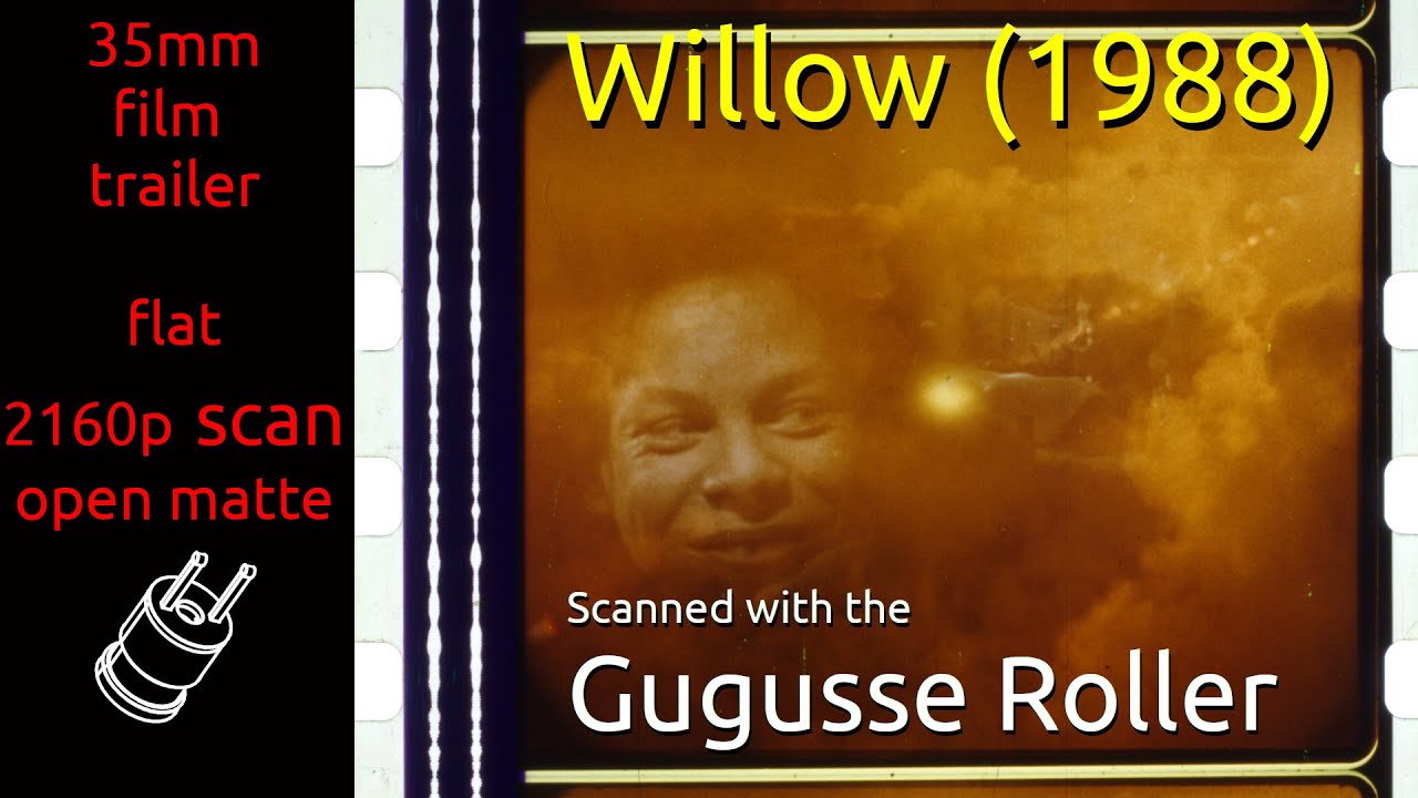 Willow (1988) 35mm film trailer, flat open matte, 2160p