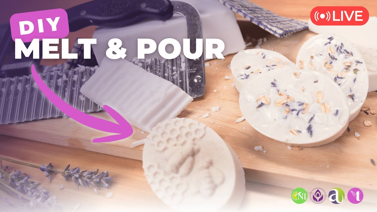 🔴 Clarity & Calm Melt and Pour Soap | Live Workshop