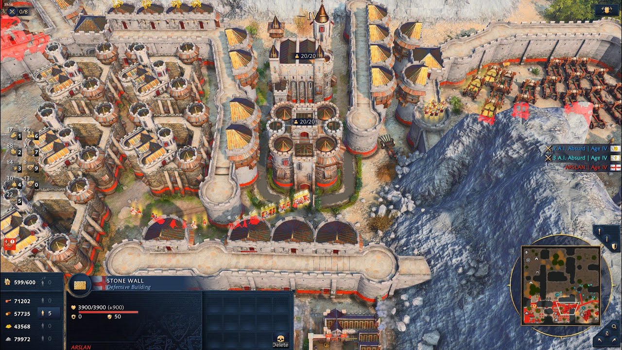 Age Of Empires 4 | English Defense Build | Unbreakable Fortress vs Jeanne d’Arc and Japanese