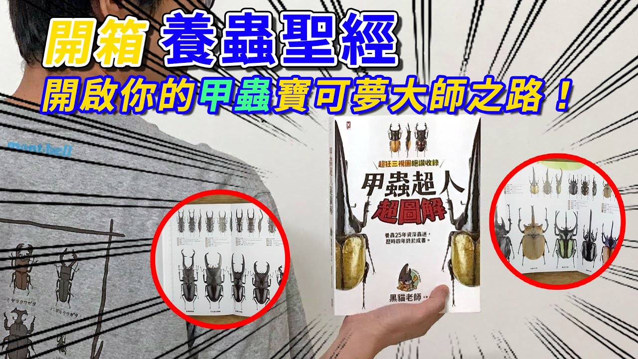 【山林蟲坊】開箱最新養蟲聖經「甲蟲超人超圖解」 | Unboxing The Latest Beetle-raising Bible 