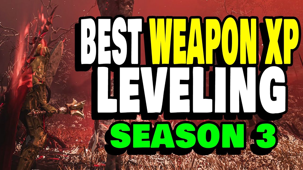 FASTEST Weapon XP FARM | SEASON 3 NEW WORLD
