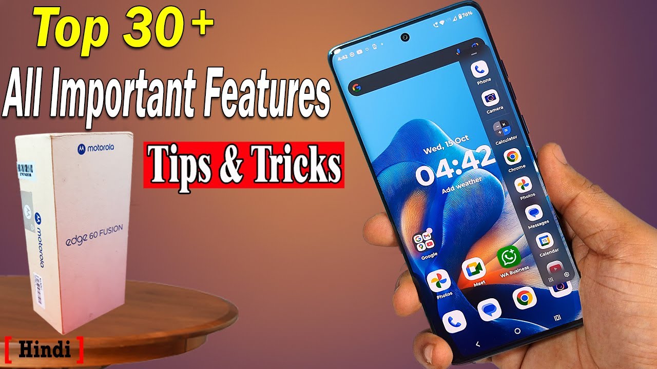 Moto Edge 60 Fusion 5G Best Features | Moto Edge 60 Fusion 5G Mobile Tips & Tricks