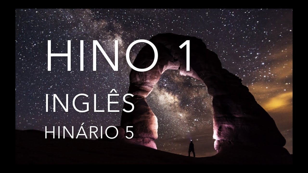 HINO 1 EM INGLÊS COM LETRA - Cristo Meu Mestre...