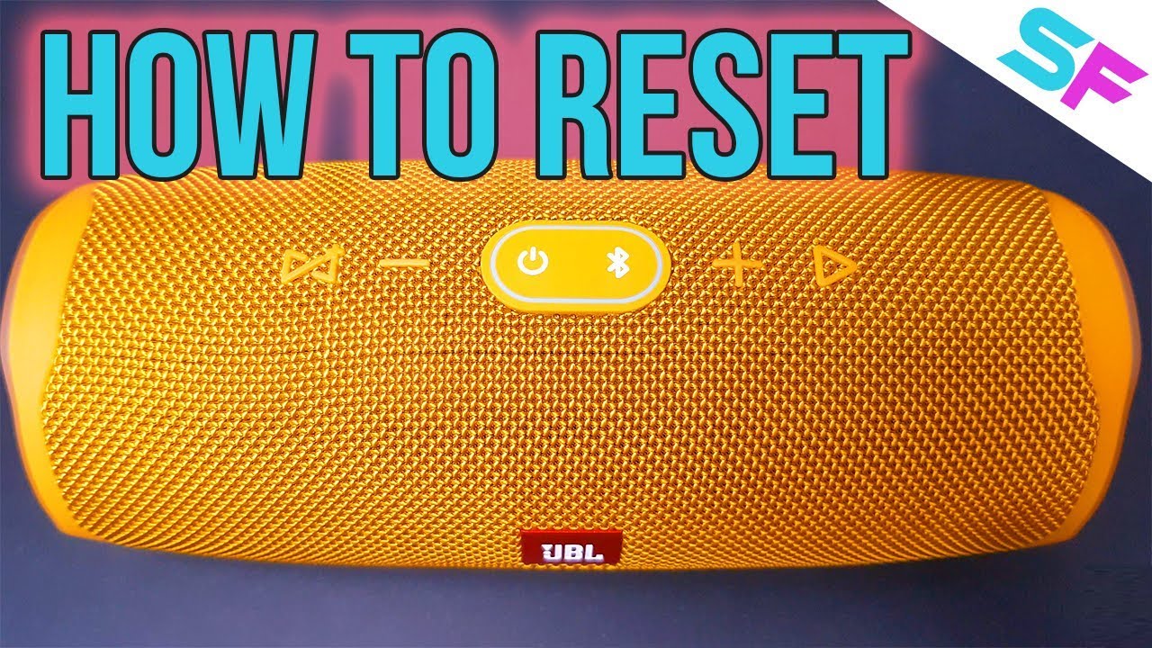 JBL Charge 4 Troubleshooting How To Factory Reset